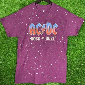 AC/DC Rock or Bust Junk Food brand Rock T-shirt size Small
